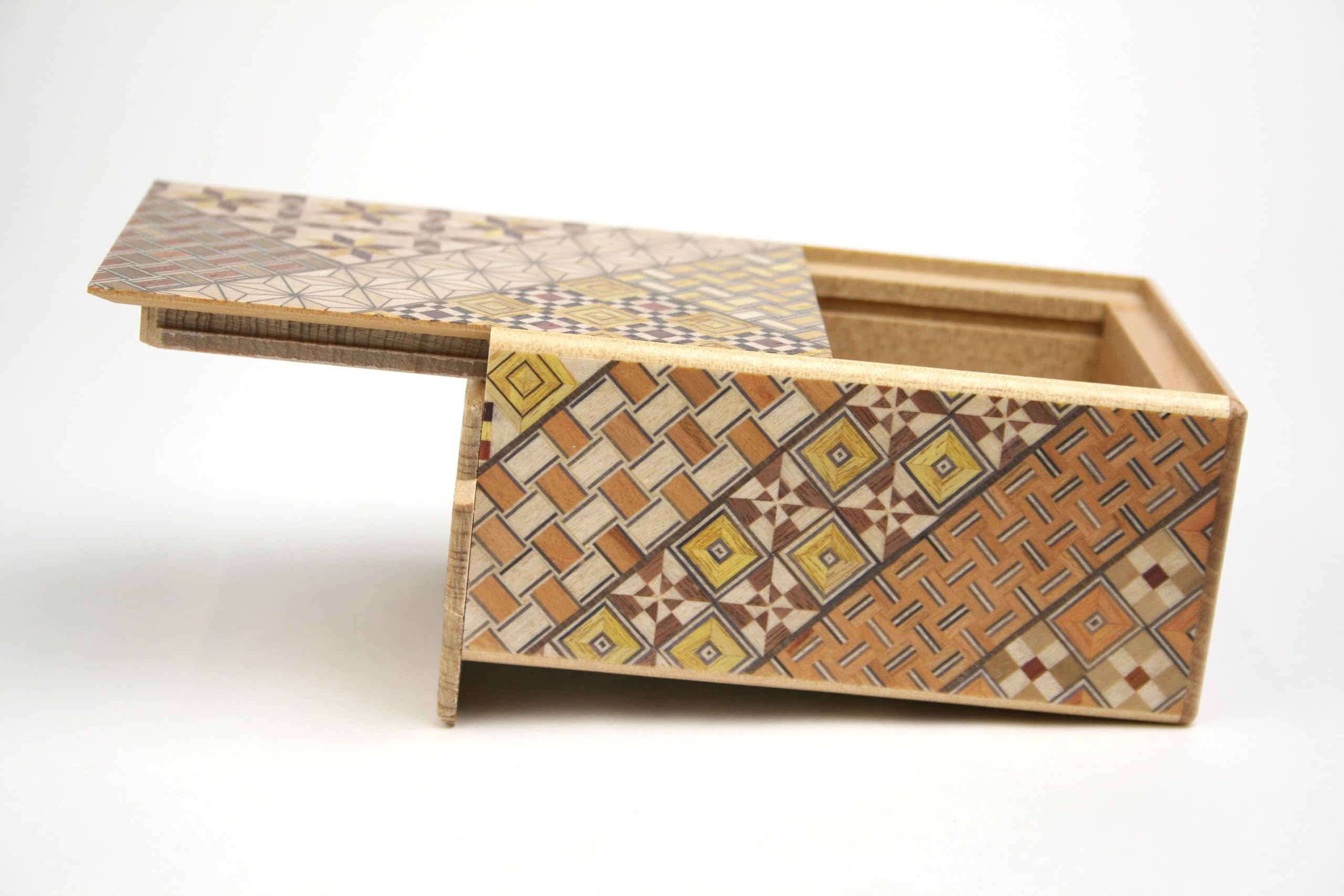 金属工芸 親子兎 秘密箱ArorA2003 Amazon | 箱根寄木細工 秘密箱7回仕掛け Japanese puzzle box 7steps